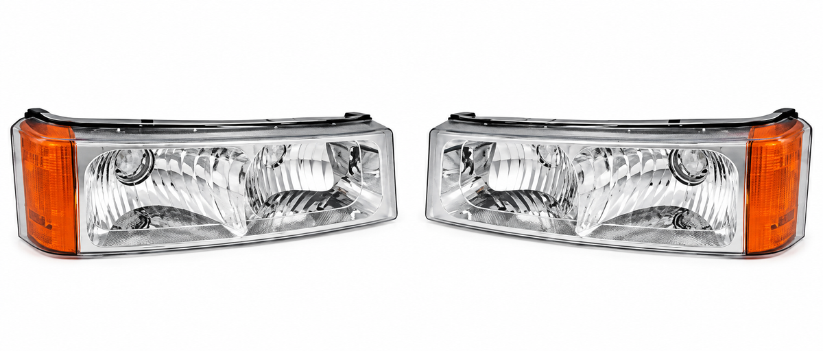 2003–2007 Classic Chevrolet Silverado Bumper Parking / Turn Signal Light Set