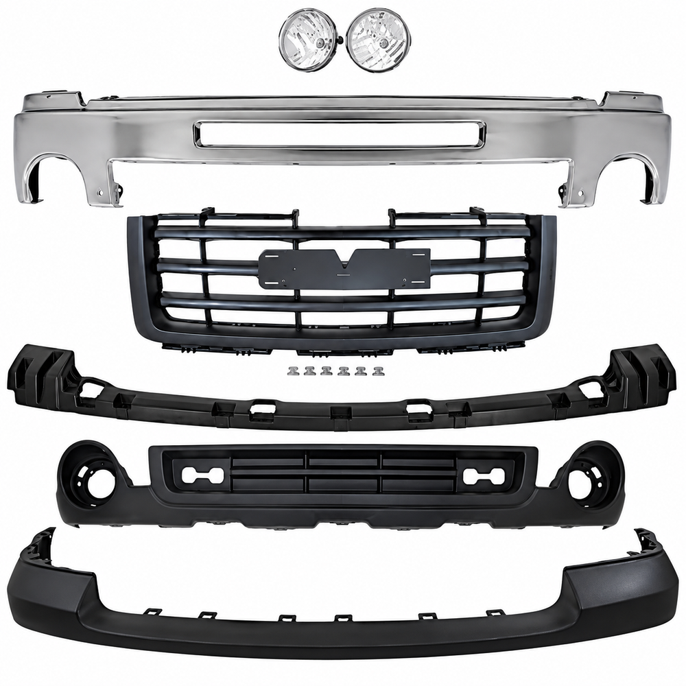2007–2013 GMC Sierra 1500 Front Bumper Kit