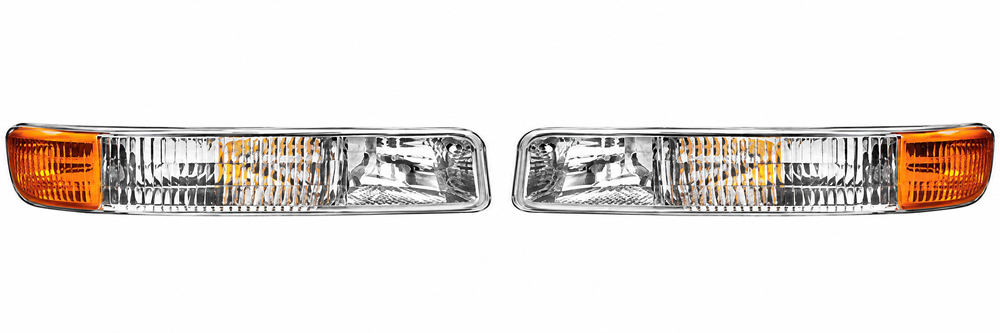 1999–2002 Chevrolet Silverado Bumper Parking / Turn Signal Light Set