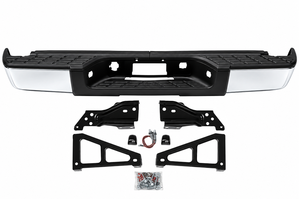 2007–2013 Silverado / Sierra 1500 Rear Step Bumper – Without Park Assist