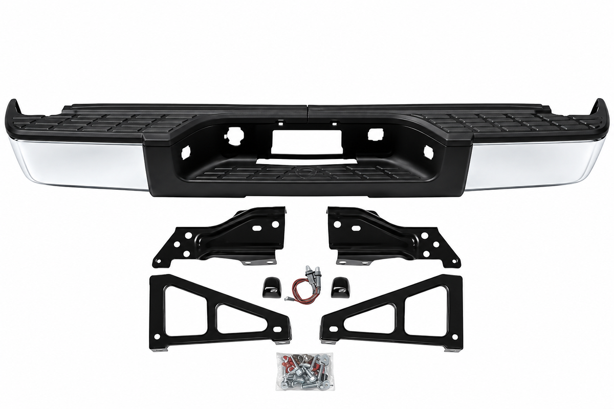 2007–2013 Silverado / Sierra 1500 Rear Step Bumper – Without Park Assist