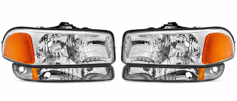 1999–2007 Classic GMC Sierra OEM-Style Headlight Set