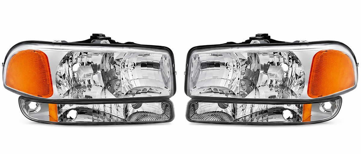1999–2007 Classic GMC Sierra OEM-Style Headlight Set