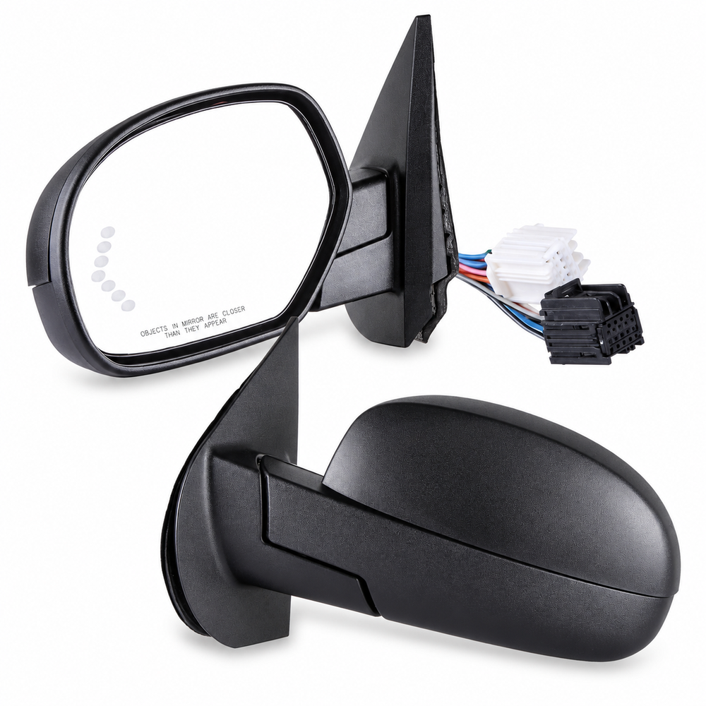 2007–2013 Silverado / Sierra Power Heated Side Mirrors with LED Arrow – Pair