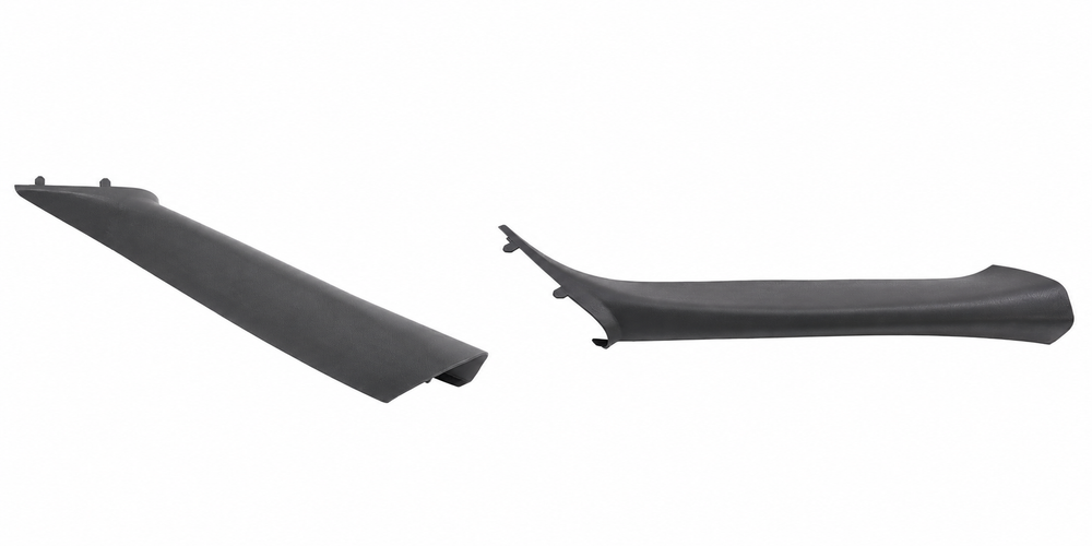 1999–2007 Classic Silverado / Sierra A-Pillar Trim Pair – Dark Gray