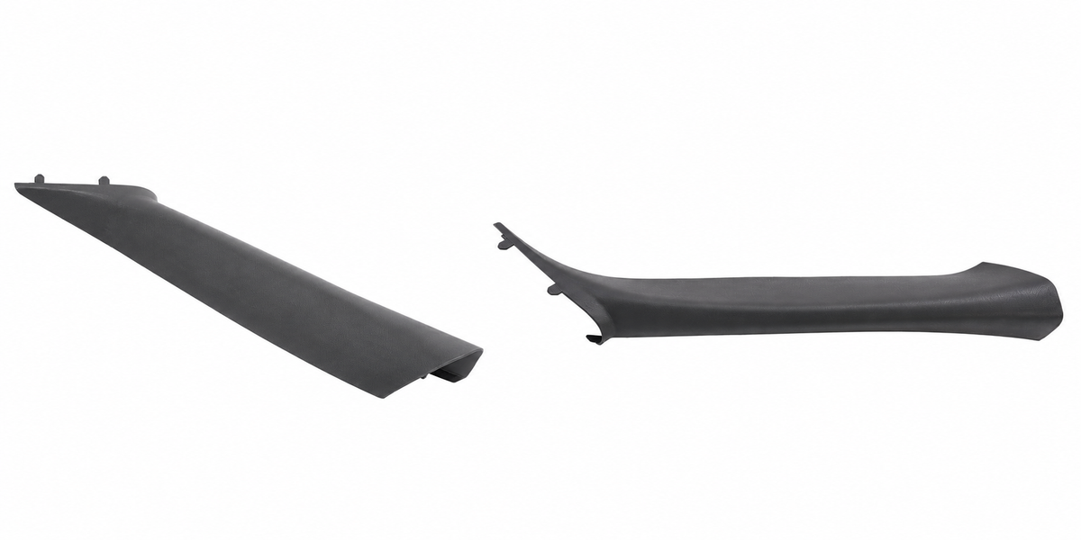 1999–2007 Classic Silverado / Sierra A-Pillar Trim Pair – Dark Gray