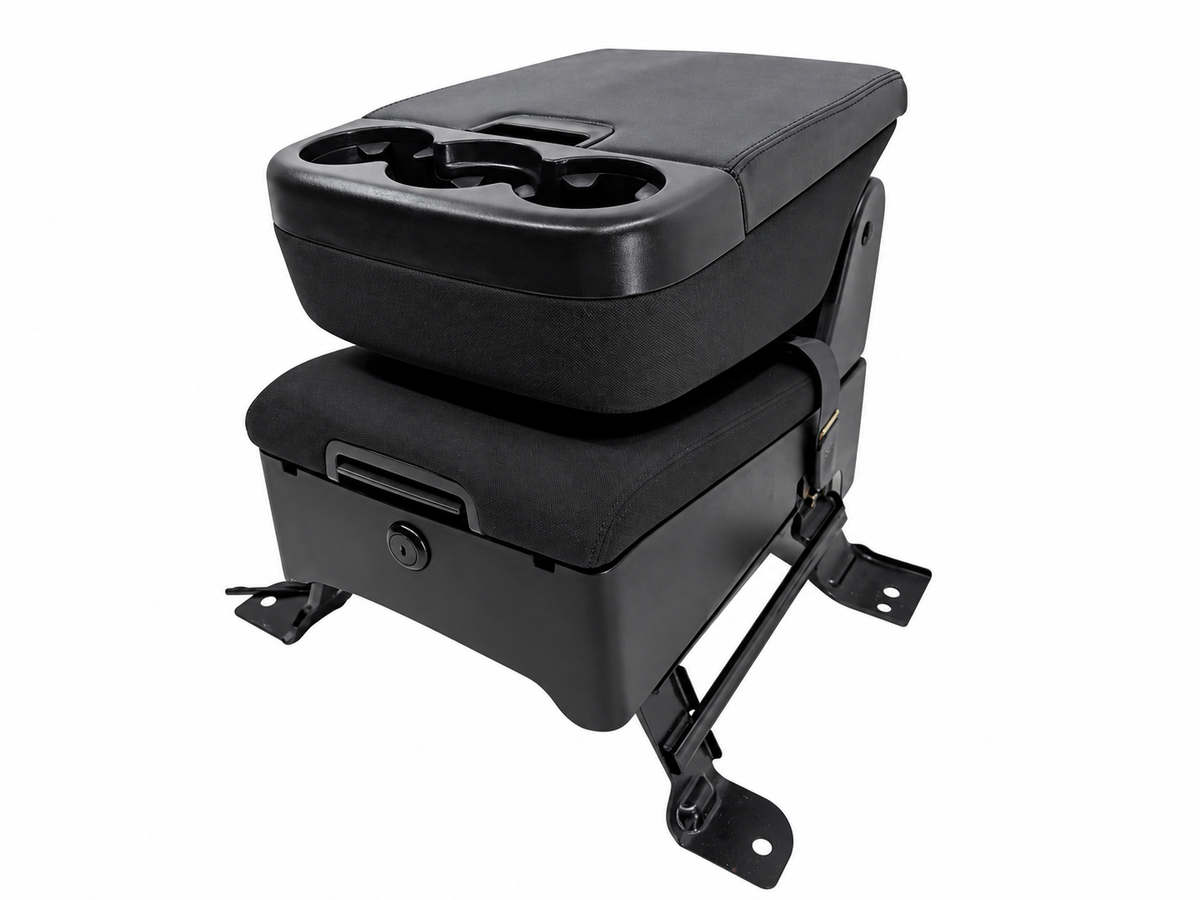 2007–2013 Silverado / Sierra Center Jump Seat Console with Cup Holders – Black