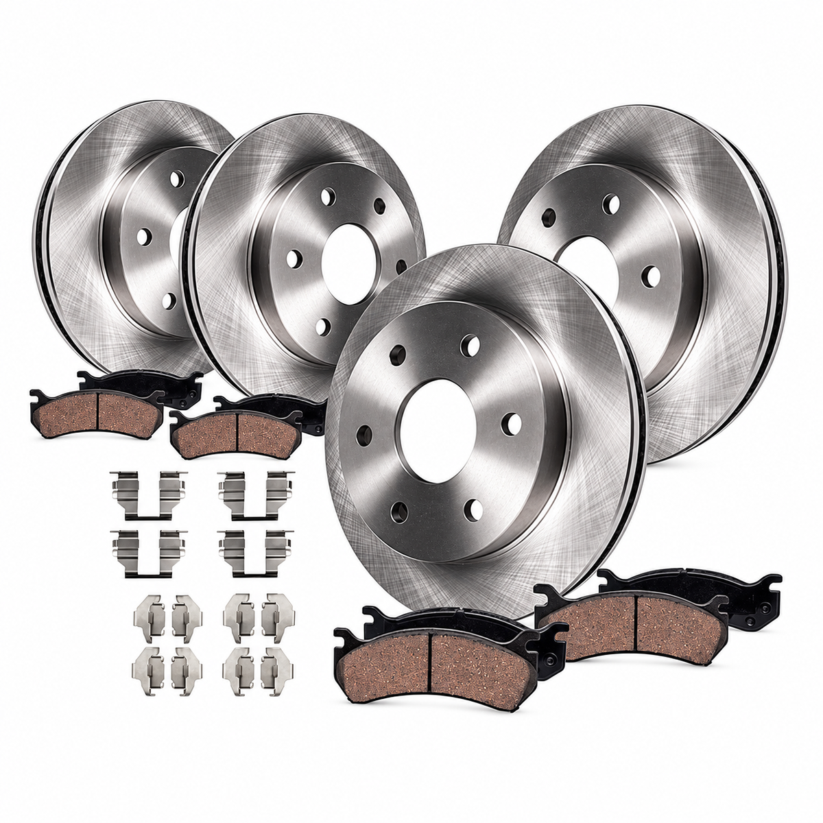 GMT900 1500 4-Wheel Pad & Rotor Kit - Rear Disc — Chevrolet Silverado / GMC Sierra